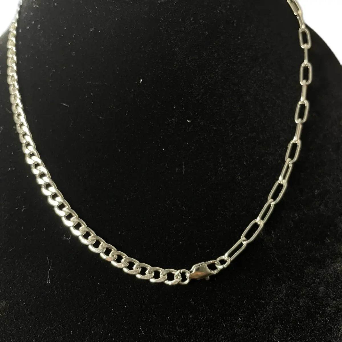 Dual Stainless Steel Necklace, Unisex Jewelry, Daily Wear Jewelry