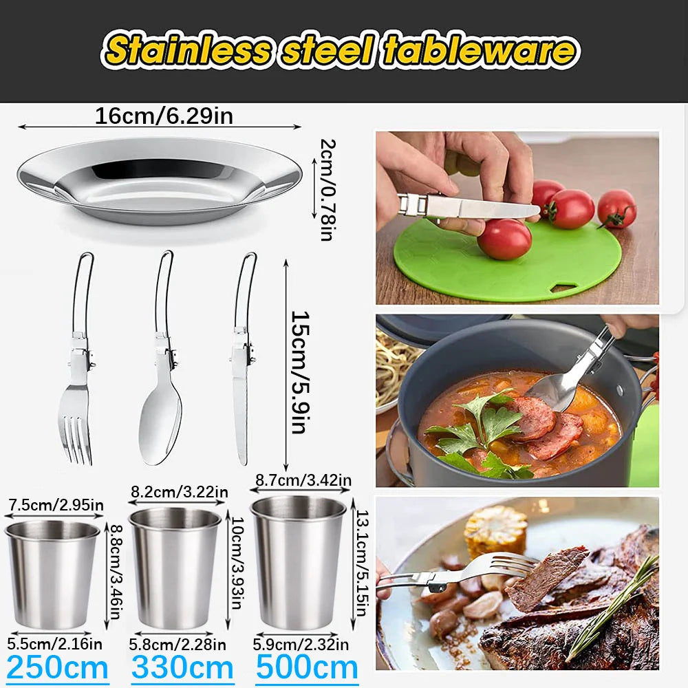 Survival Camping Cooking Set 