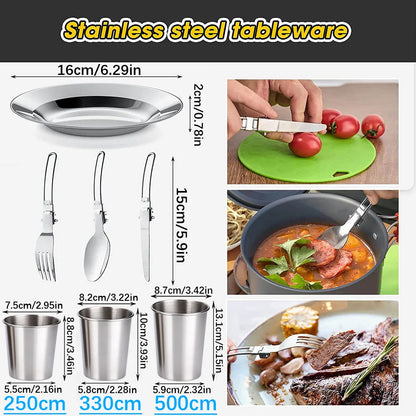 Survival Camping Cooking Set 