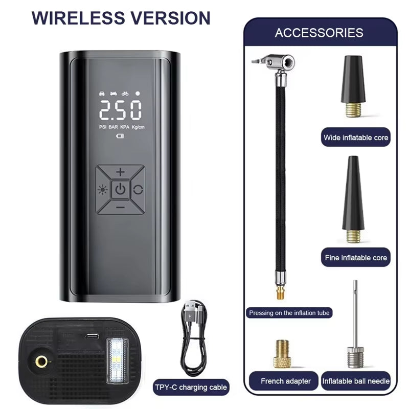  Wireless Car Air Compressor 
